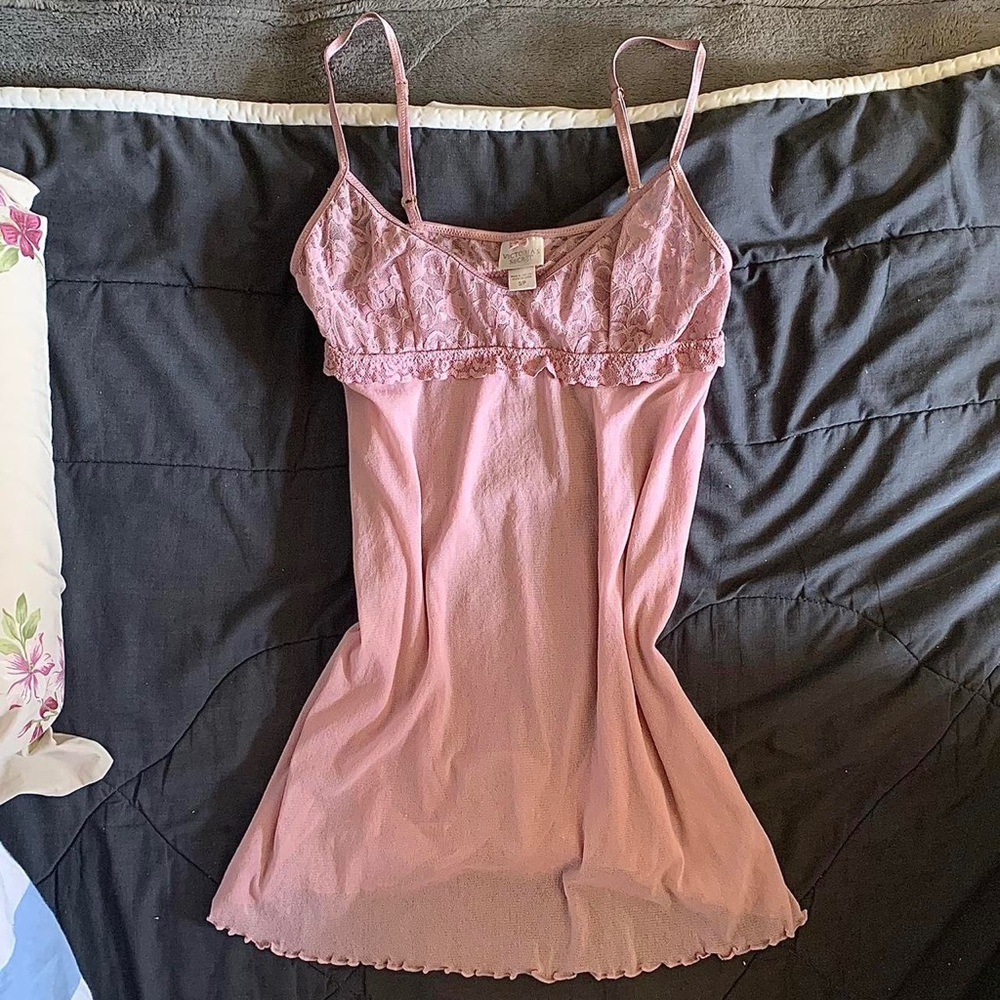 Victoria’s Secret Mesh Babydoll Chemise